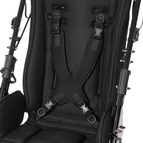Schmetterlingsgurt (flexibel) im Swifty (Gr. 2) Reha-Buggy