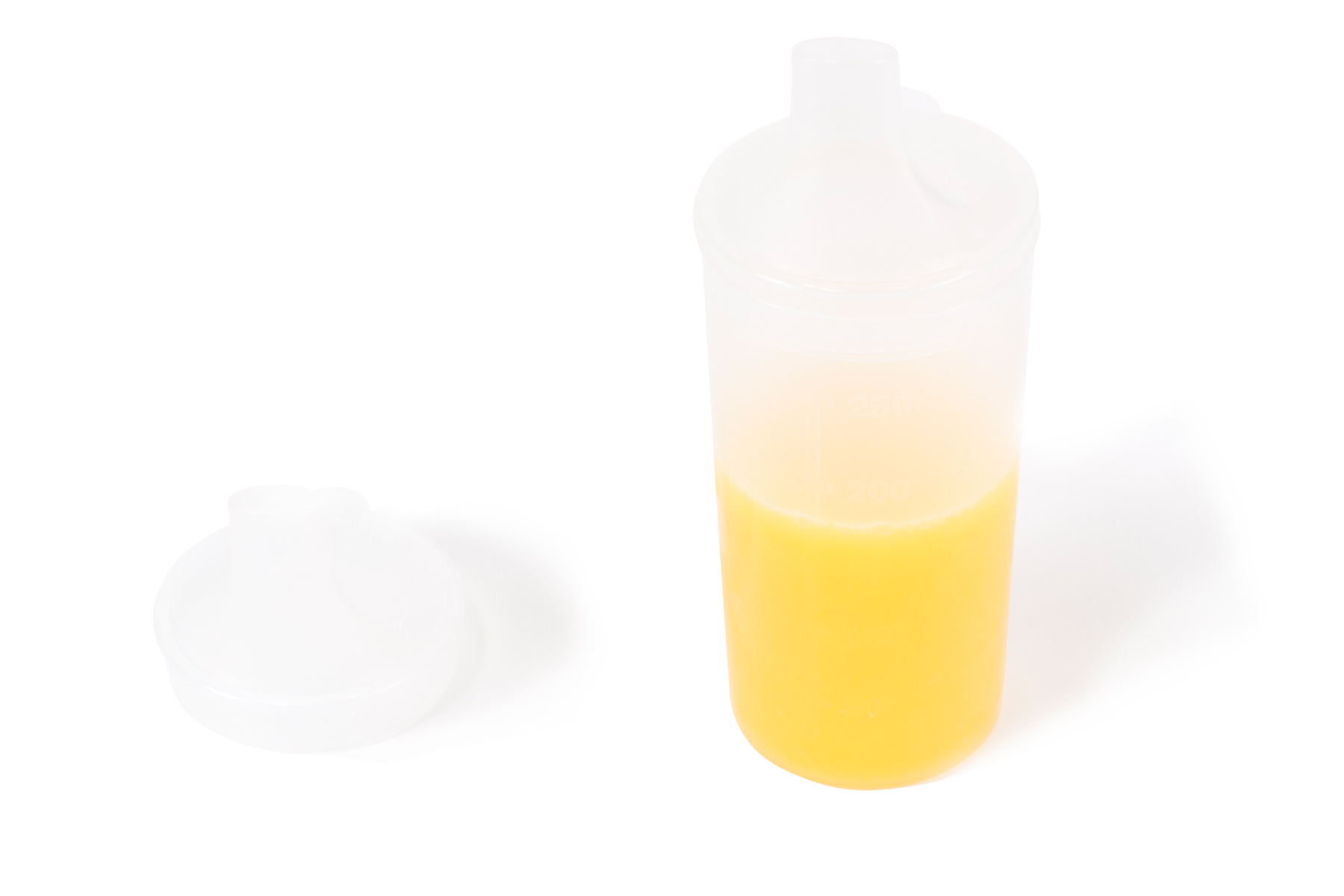 86460_Becher-Trinkaufsatz_1 Becher mit Trinkaufsätzen, transparent