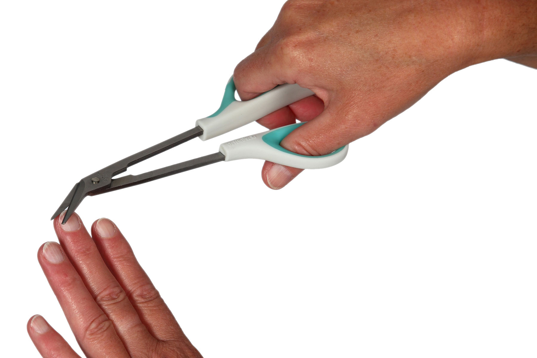 Nagelschere, langer Griff - Anwendung